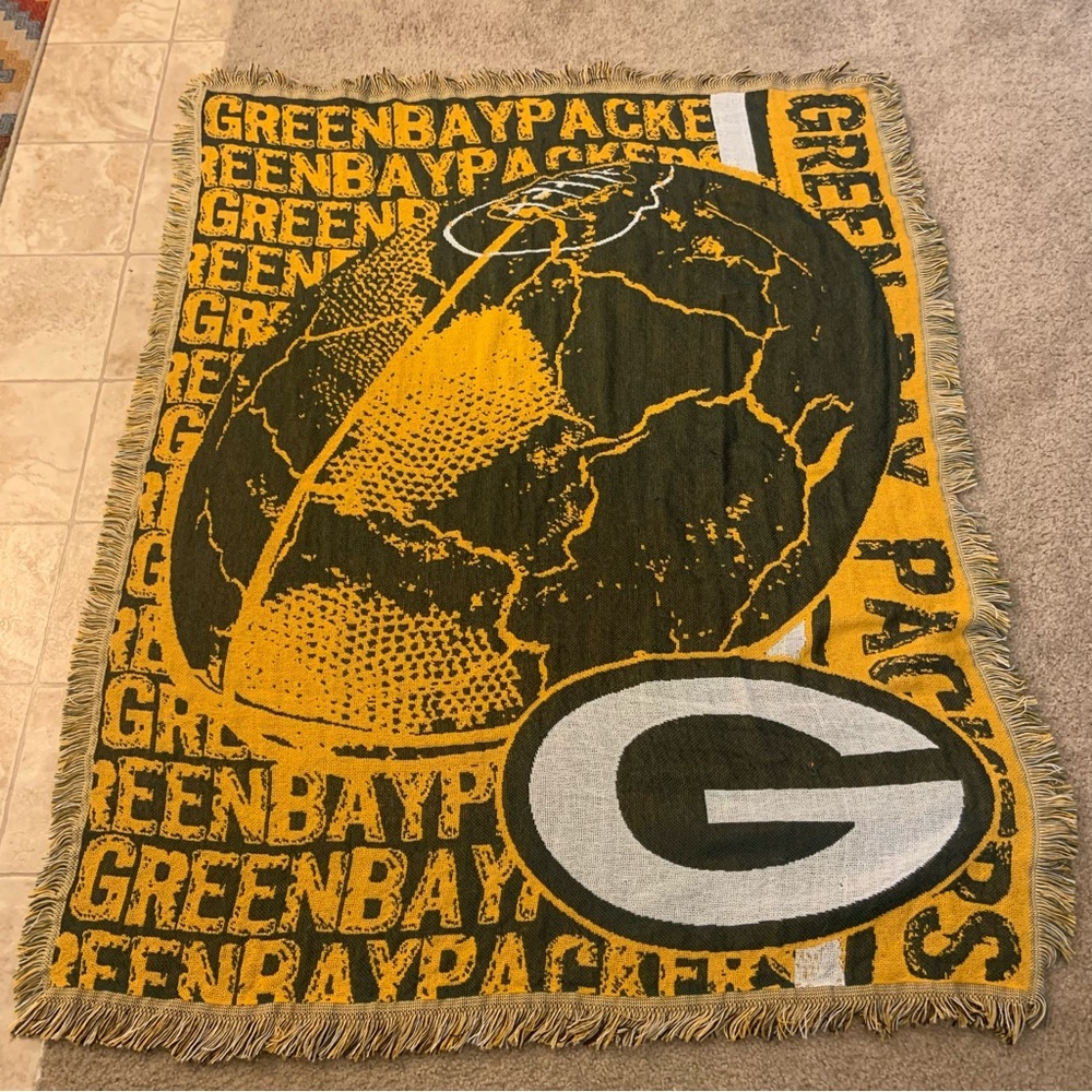 Green Bay Packers Northwest Made in USA Throw Blanket